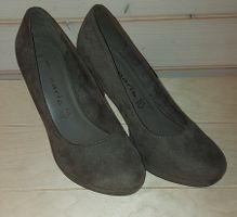 Pumps, braun, Wildleder look, Tamaris