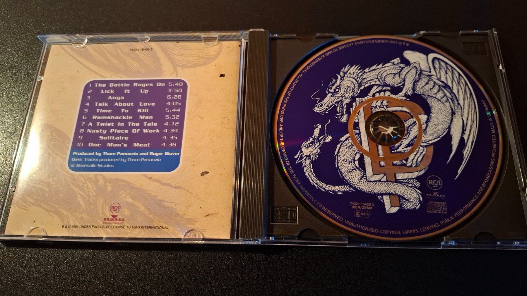 CD: *Deep Purple* The Battle Rages On... – Usato da Brütten venduto da Sigimi 2