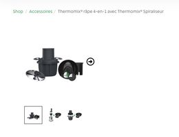 Thermomix râpé 4 en 1
