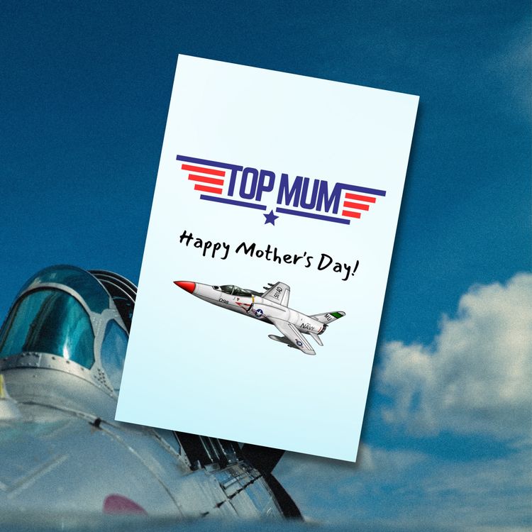 Decolove Muttertagskarte „Happy Mother's Day“ – Süßes Design, 13,5x20,5 Cm, Blanko Innen