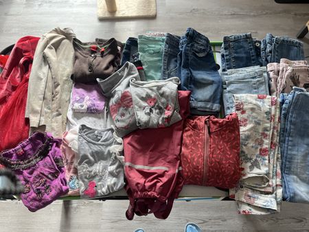 Riesen Kleiderpaket 110/116 23 Teile