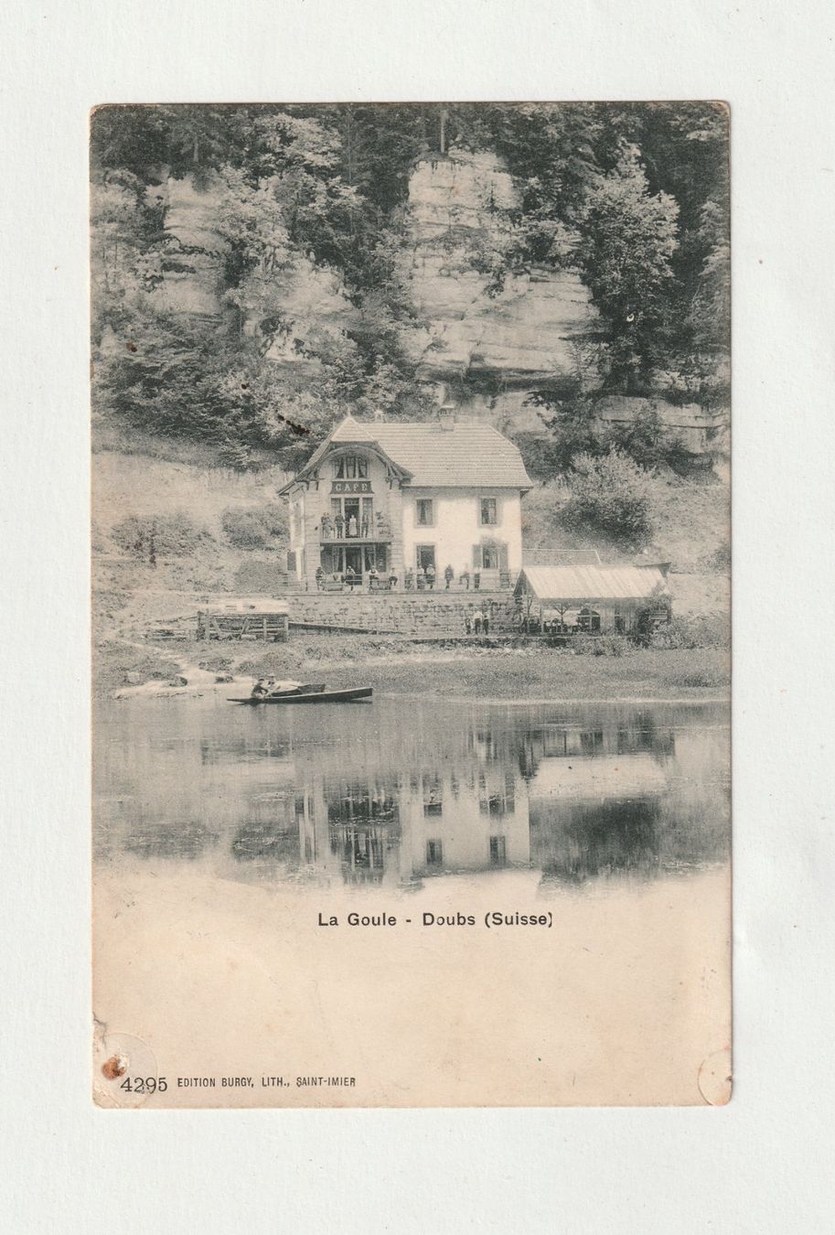 Cartes postales: La Goule - Doubs (Suisse) - 1905 – D'occasion à Romainmôtier par Oaxaca9