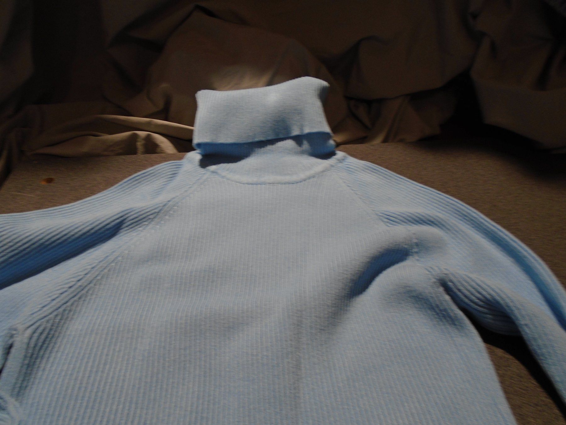 Pullover & Sweatshirts: Rollkragenpullover ca. Grösse S, hellblau – Gebraucht aus Zürich von abraxas1291 1
