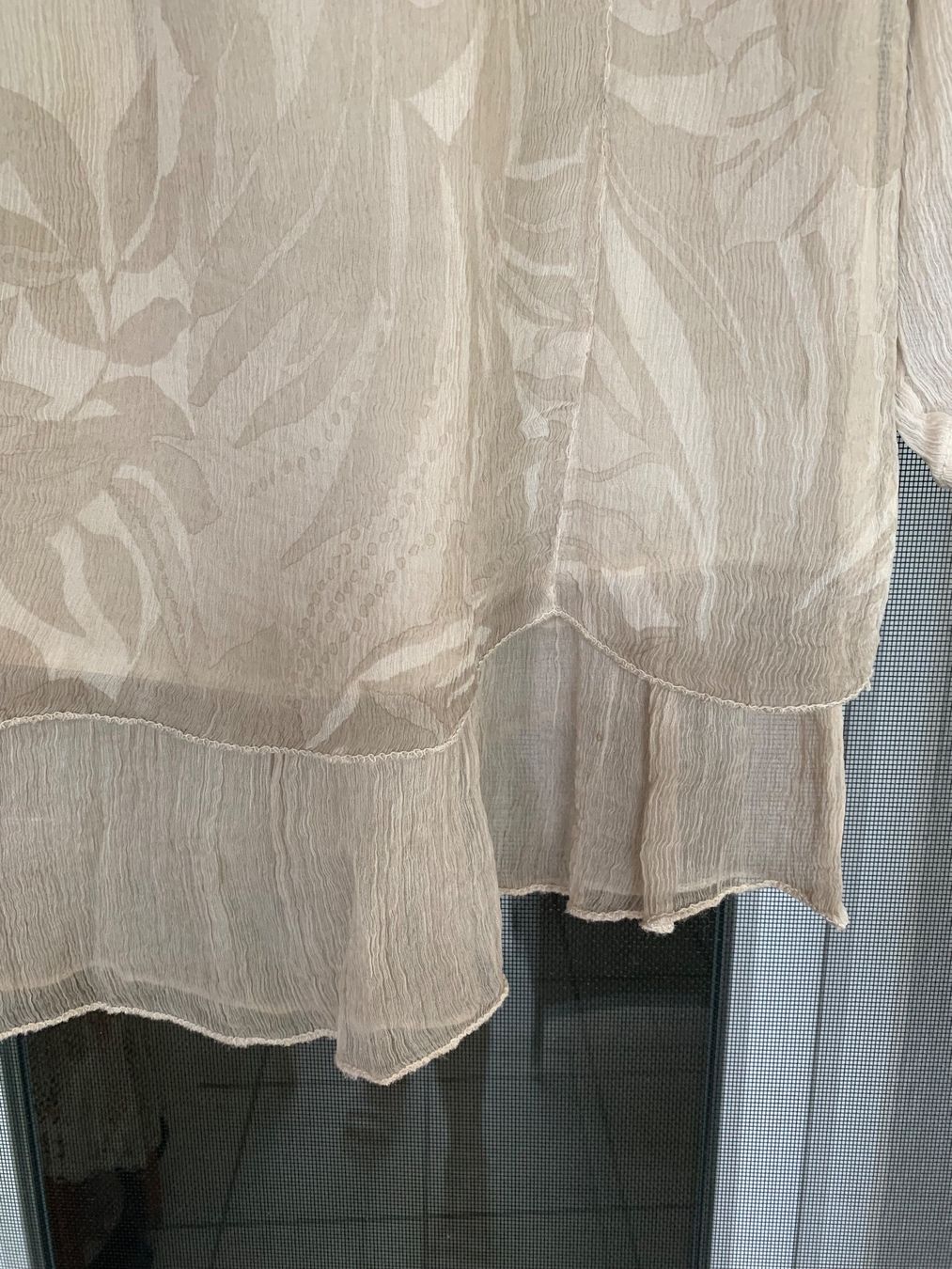 Tuniken: schöne Bluse / Tunika mit Baumwollfutter (circa Gr. 38-40) – Gebraucht aus Meilen von Flockenwirbel 2