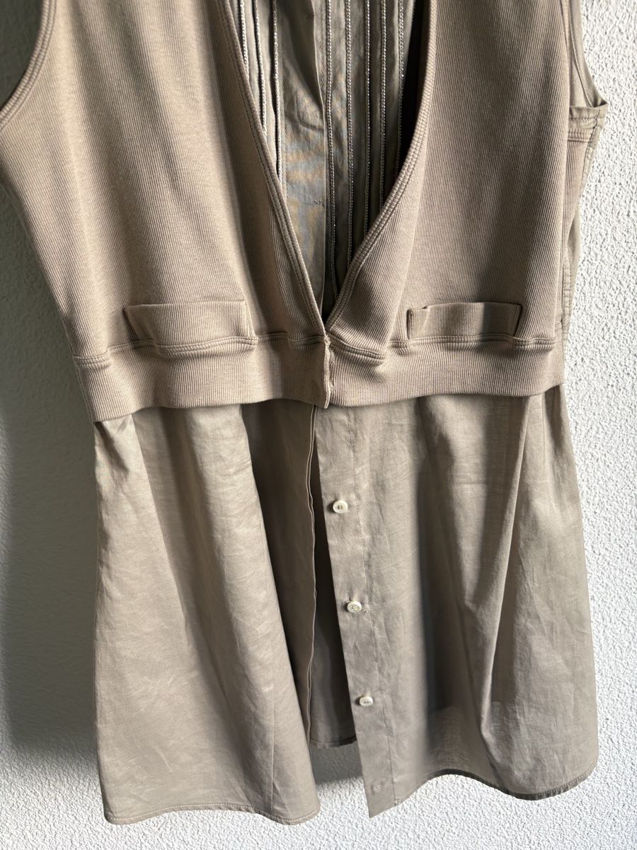 Brunello Cucinelli Camicette: Brunello Cucinelli Baumwolle/Leinen Bluse – Usato da Bern venduto da LoveVintageY2K 3