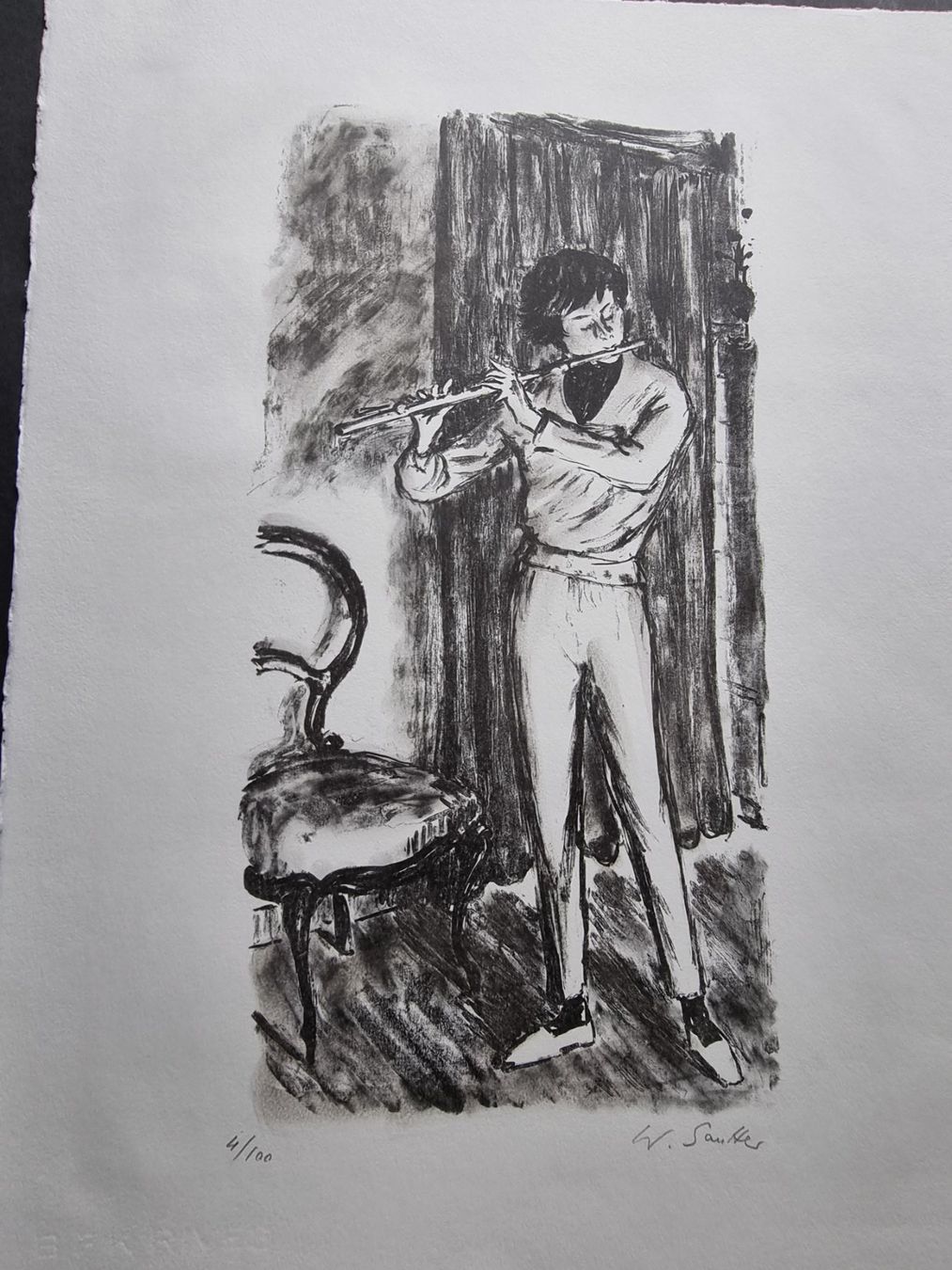 Grafica & Litografie: WALTER SAUTTER  LITHOGRAPHIE SIGNIERT NUMMERIERT – Usato da Gersau venduto da grafik-kunst 1