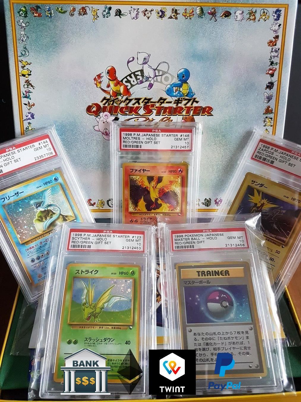 Pokémon Carte collezionabili: Komplettes Red & Green Gift Set 1998 Pokemon - MINT/GEM MINT – Nuovo (secondo la descrizione) da Widen venduto da Zu-Schlag