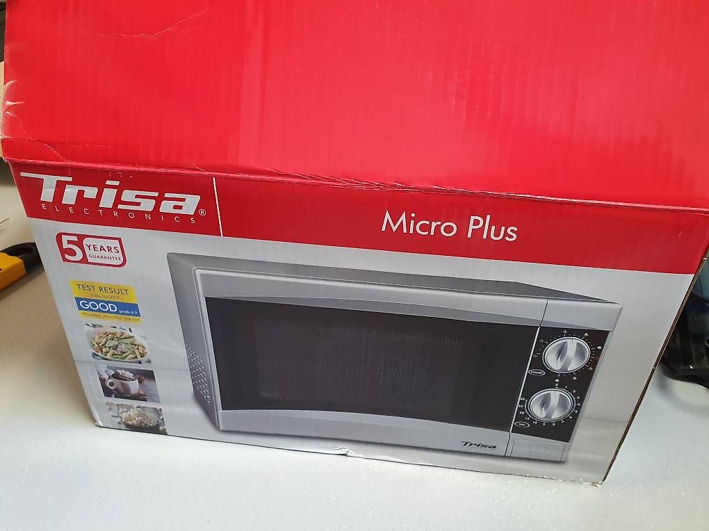 Elettrodomestici da cucina: Trisa Micro Plus Mikrowelle mit Grillneu & originalverpackt – Nuovo e nell'imballaggio originale da Giebenach venduto da veszko 1