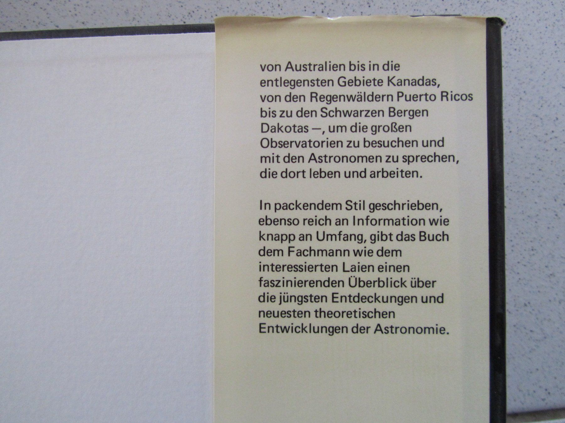Libri: Das stürmische Universum, ein Hallwag Buch – Usato da Weiningen ZH venduto da dietsch57 8