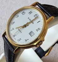EDOX Vergoldet Swiss Made Elegante Damenuhr 