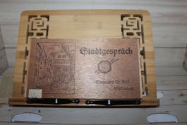 Alte Holz Zigarren Schachtel Stadtgespräch 25x13 cm