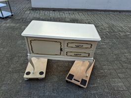 Sideboard Verralux weiss 2 Schubladen 1 Tuer guter Zustand