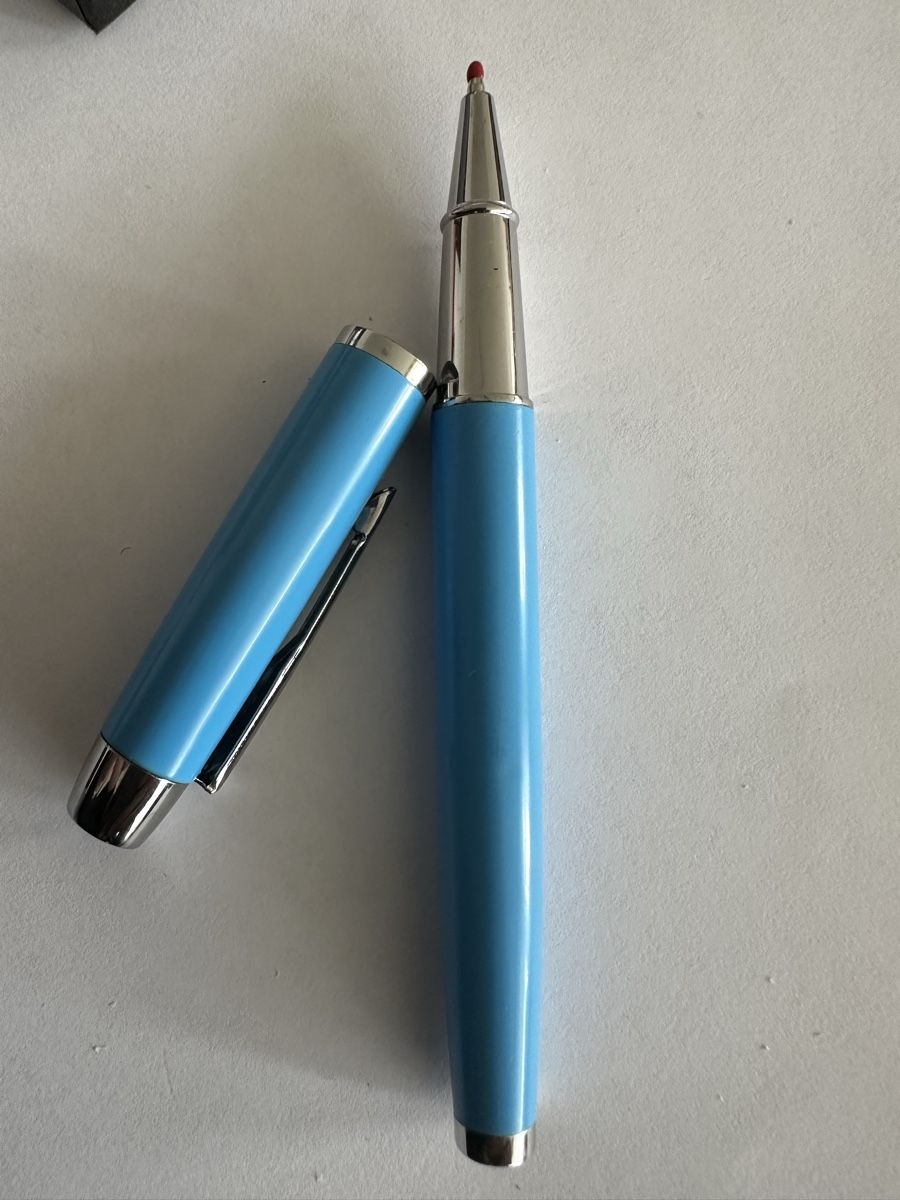Penna & Evidenziatori: Kugelschreiber, (Gelstift) hellblau – Nuovo e nell'imballaggio originale da Kloten venduto da digi-Galaxy 3