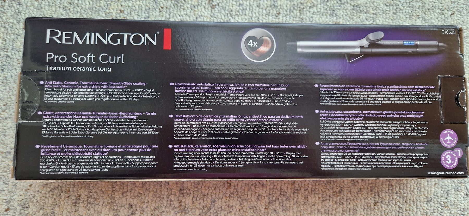 Remington Piastre & Arricciacapelli: Remington Lockenstab 25mm – Nuovo e nell'imballaggio originale da Nottwil venduto da Brihi 2