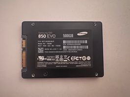 Samsung SSD 850 EVO 500GB SATA Festplatte gebraucht