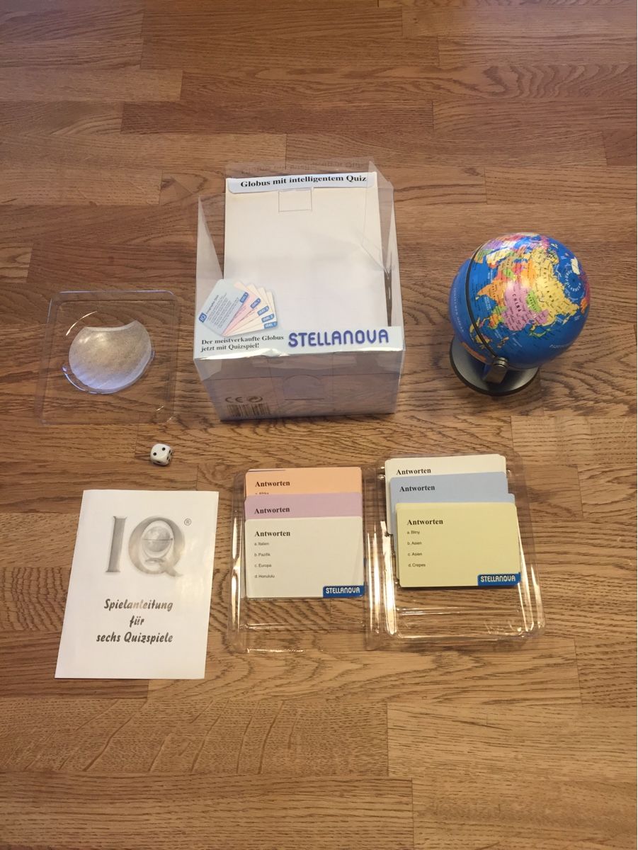 Giochi: Spiel und Globus mit IQ Quiz – Usato da Udligenswil venduto da Lilienfarbe 2