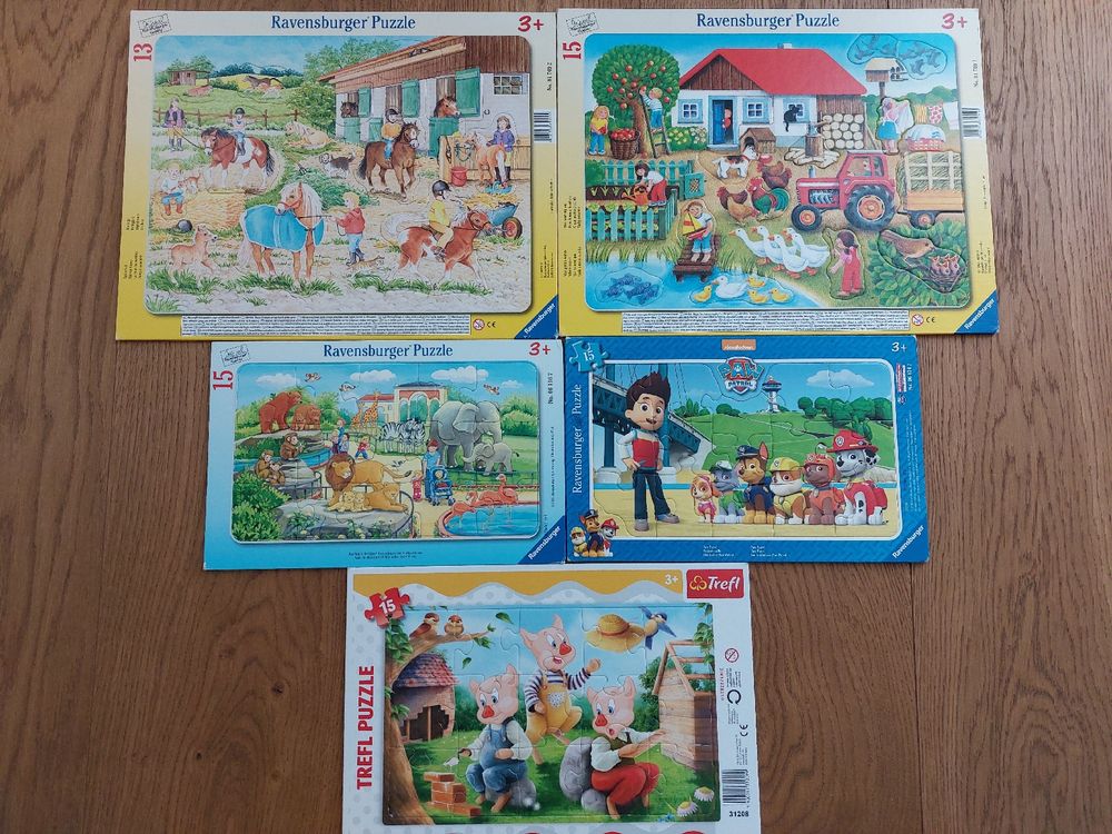Peppa Pig Vier-Jahreszeiten Puzzle - 4 Motive Für Kinder Ab 3 Jahren
