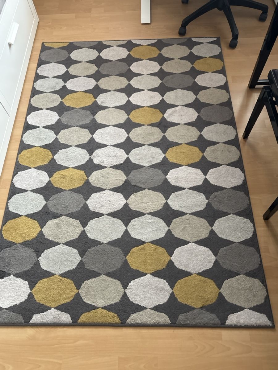 Teppiche: Teppich grau gelb – Gebraucht aus Siebnen von nao_ww7f