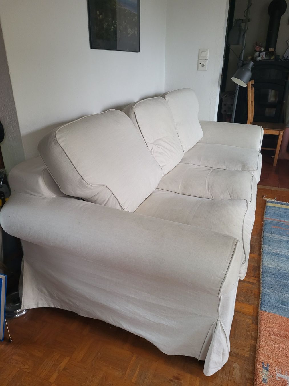 Ikea Divani: Sofa Ektorp Pixbo Bettsofa Ikea Schlafsofa – Usato da Muntelier venduto da Surfgirl1 1