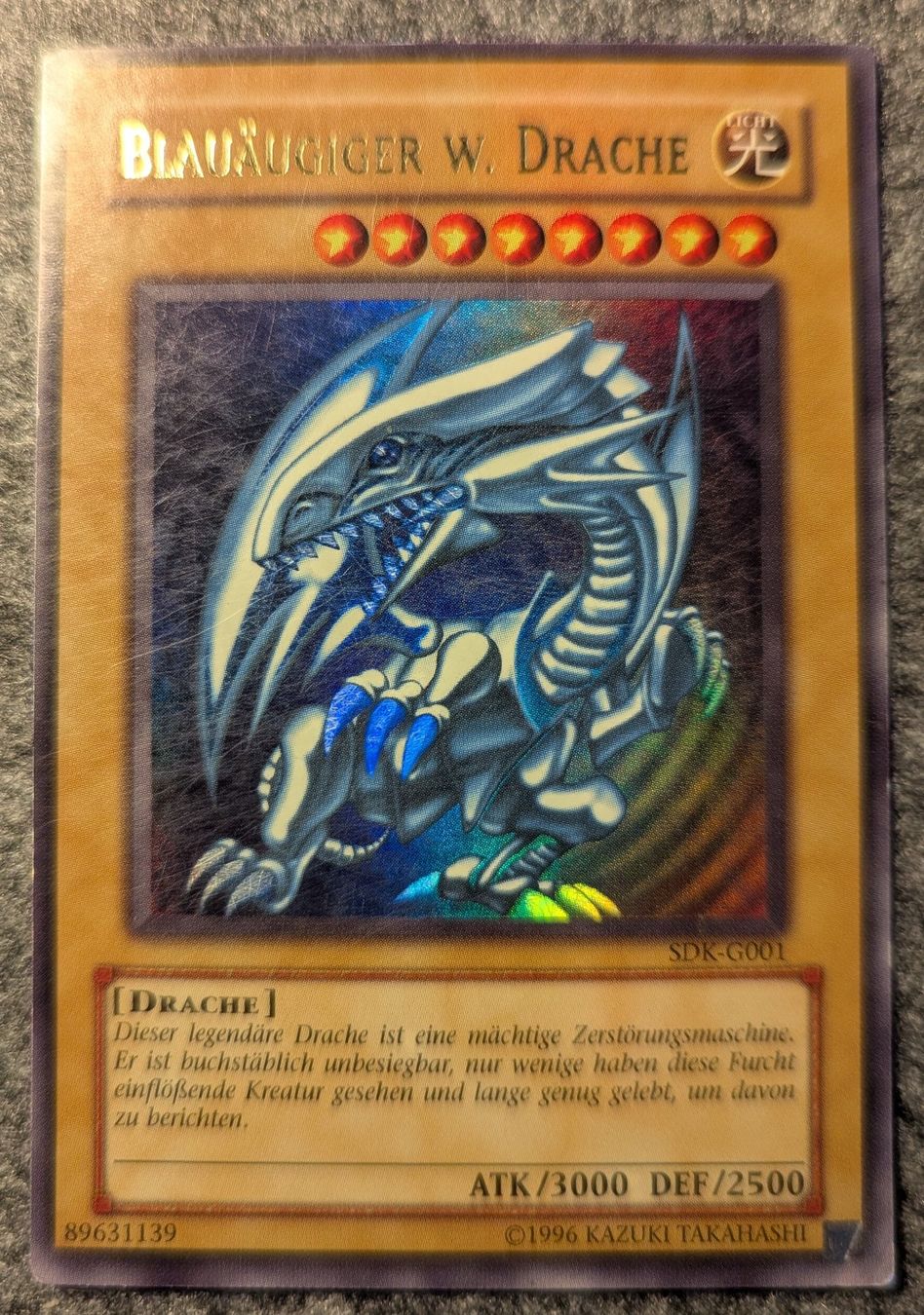 Yugioh Carte collezionabili: GOAT! SDK-G001 | Blauäugiger w. Drache – Usato da Altstätten SG venduto da ChangeMaker