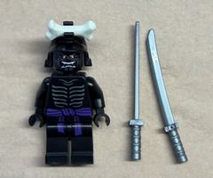 1 Stück LEGO Ninjago Samurai X Black Minifigur mit Schwert