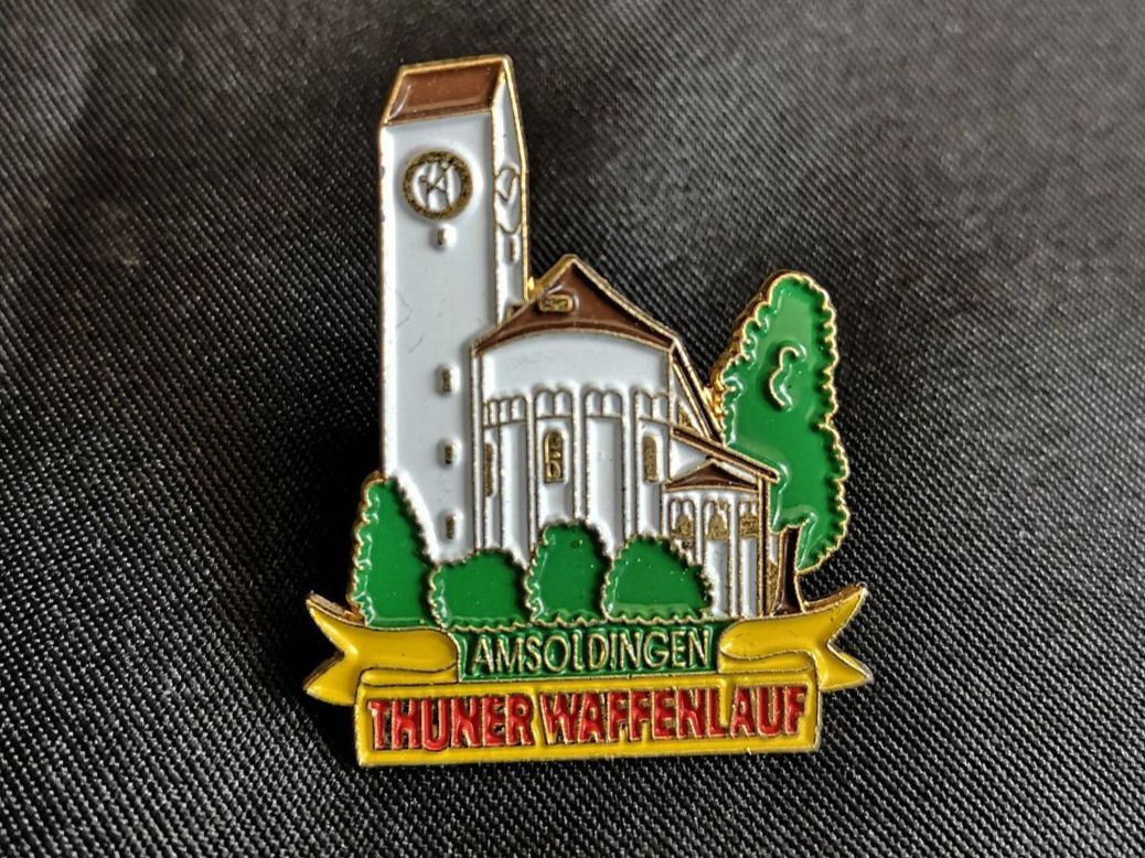 Schweizer Armee Placchette & Badge: Thuner Waffenlauf. 5 Pins – Nuovo (secondo la descrizione) da Thun venduto da Dl3604 3