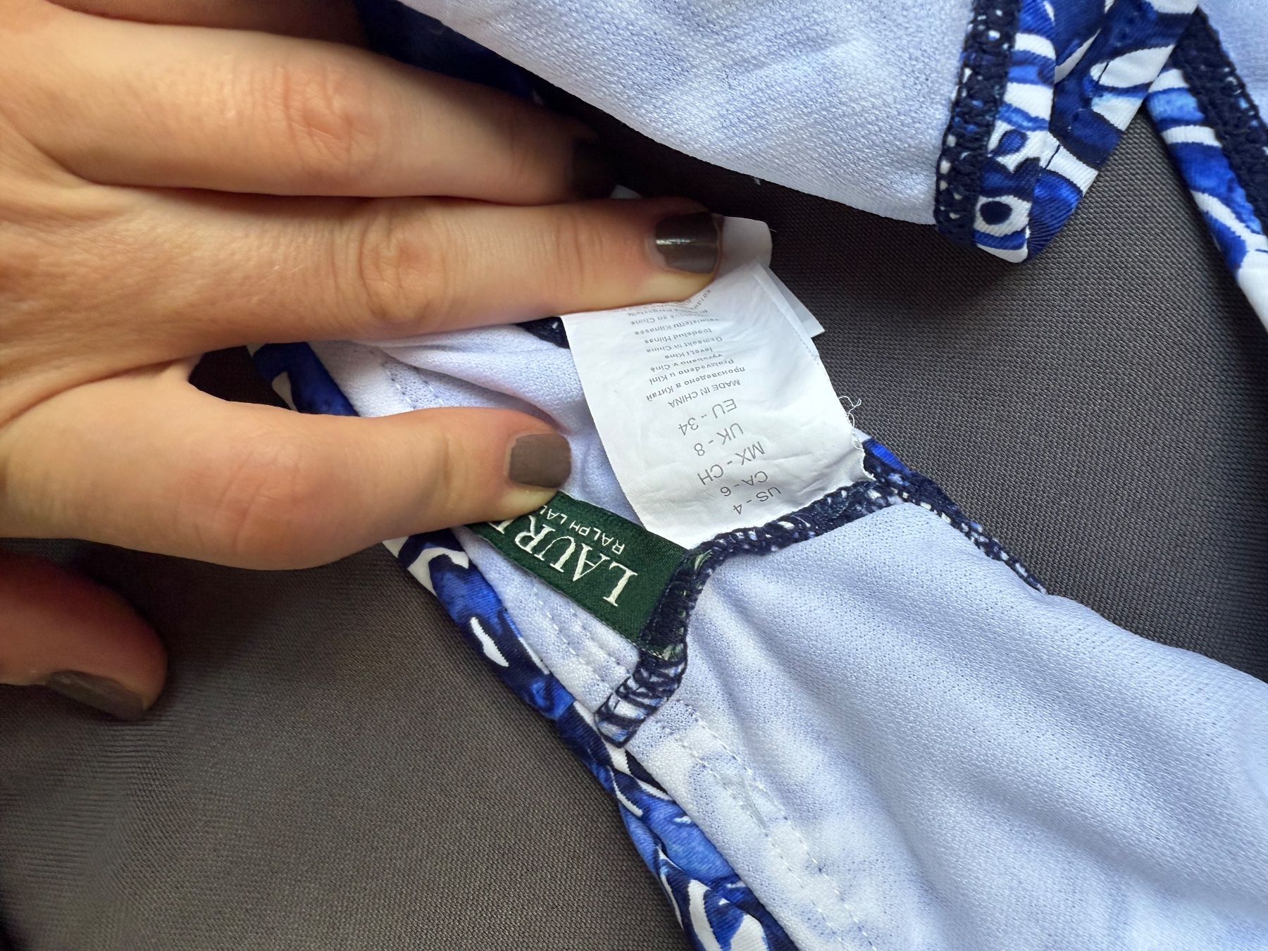 Ralph Lauren Badekleider & Bikinis: Ralph Lauren Bikini, blau/weiss 14 – Neu und originalverpackt aus Riehen von edu_92w7 2