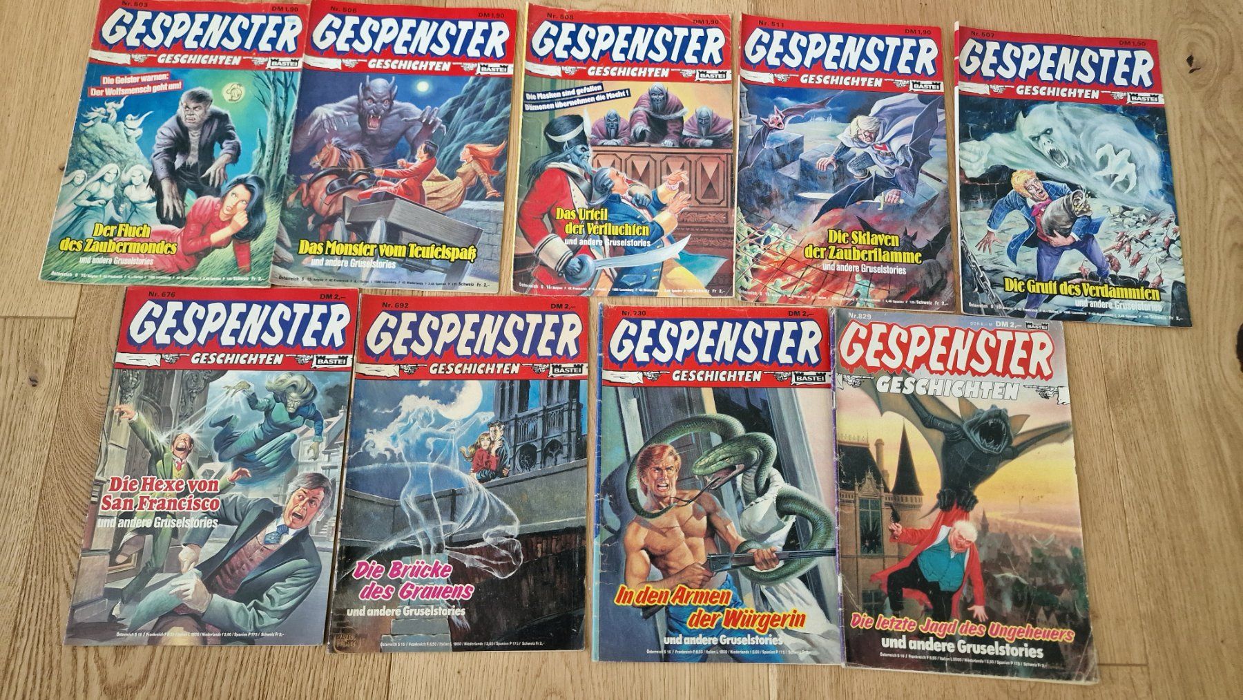 Fumetti: 9  Gespenster Geschichten Comics – Usato da Haag (Rheintal) venduto da tw01
