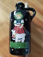 Keramik Flasche Vase Tracht Geiss Ziege