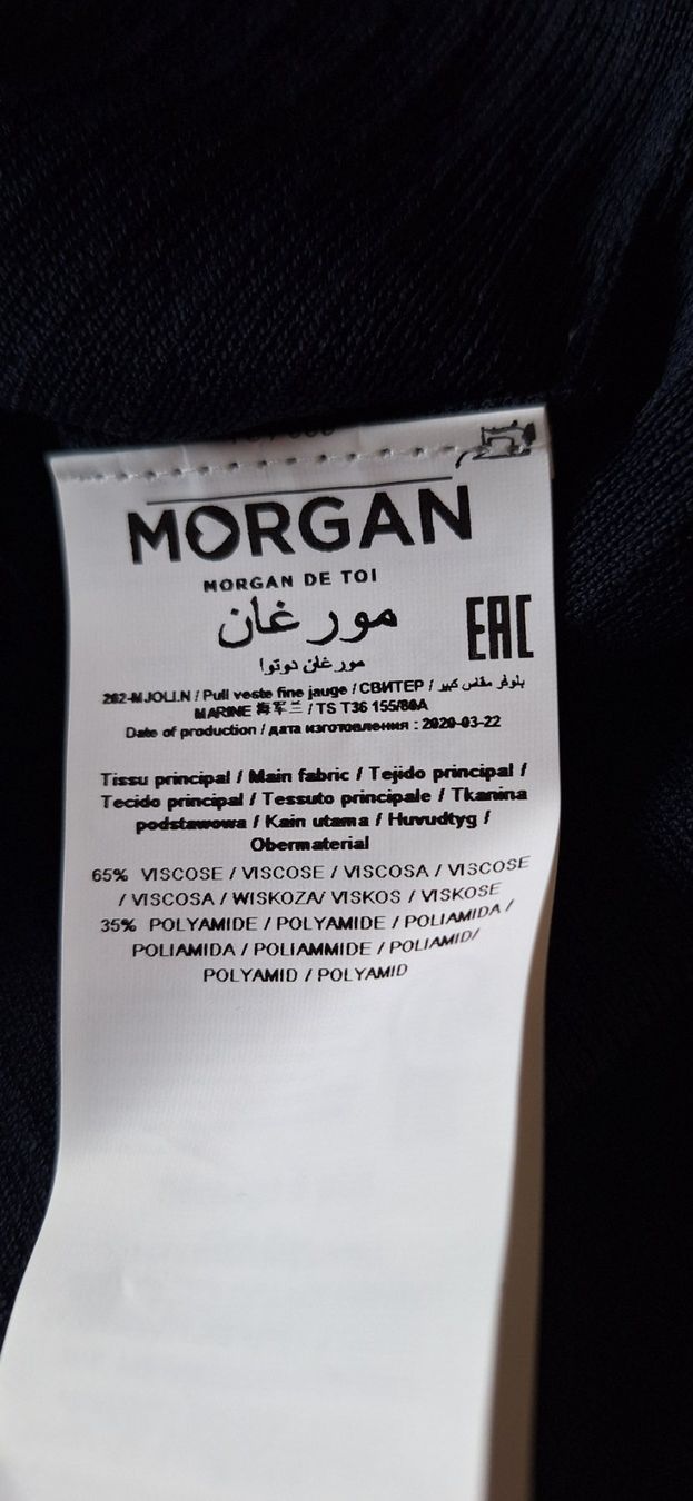 Morgan Giacche: Morgan, cardigan en maille – Nuovo e nell'imballaggio originale da Lussery-Villars venduto da pousinete02 3