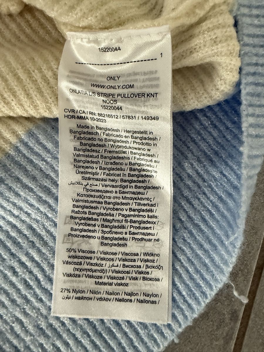 Only Pulls & Sweat-shirts: Damen Pullover ONLY Streifen Grösse L neuwertig – D'occasion à Bassersdorf par Agipsi 2
