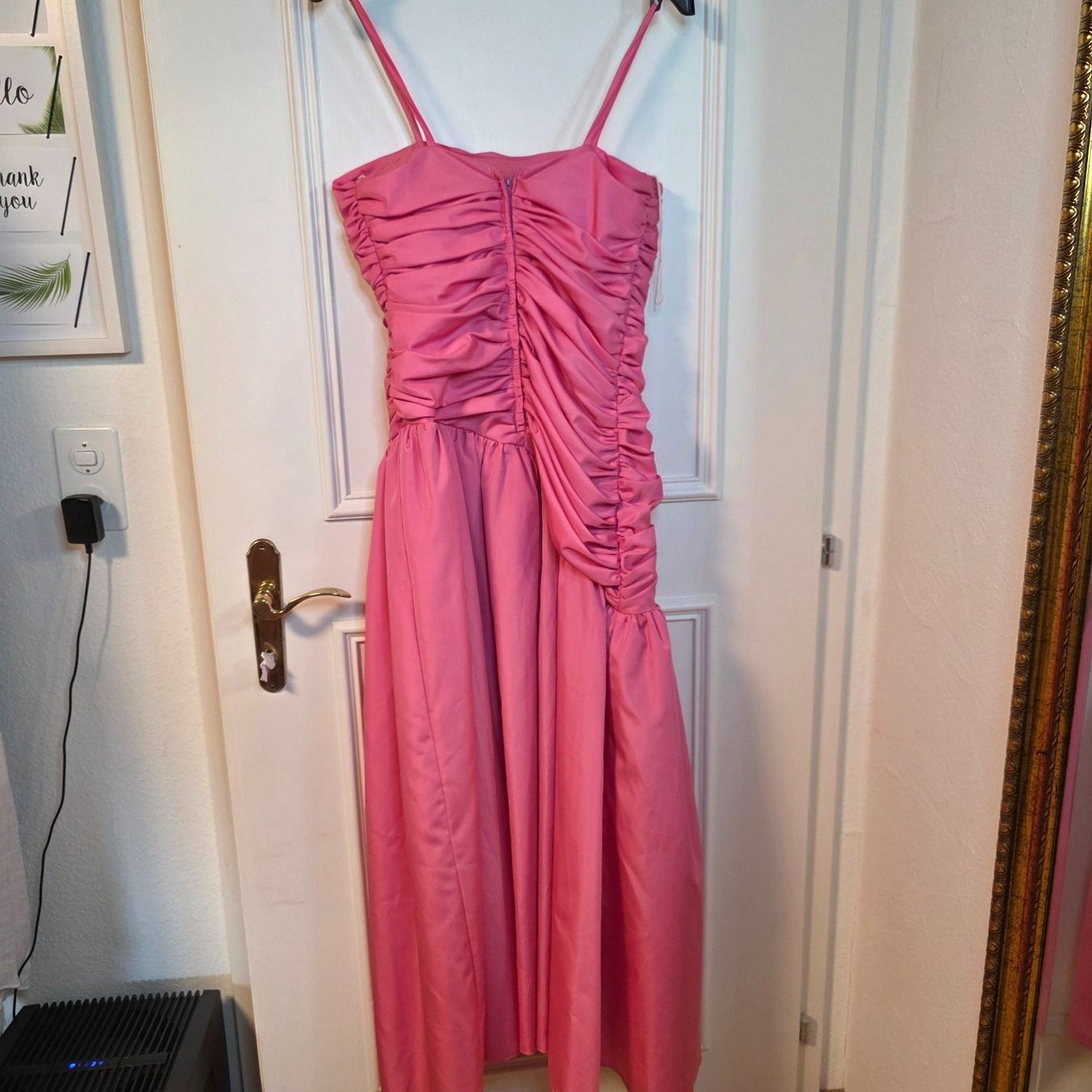 Vestiti: Vintage Kleid Pink 80er M England – Usato da Wald ZH venduto da CapLux 1