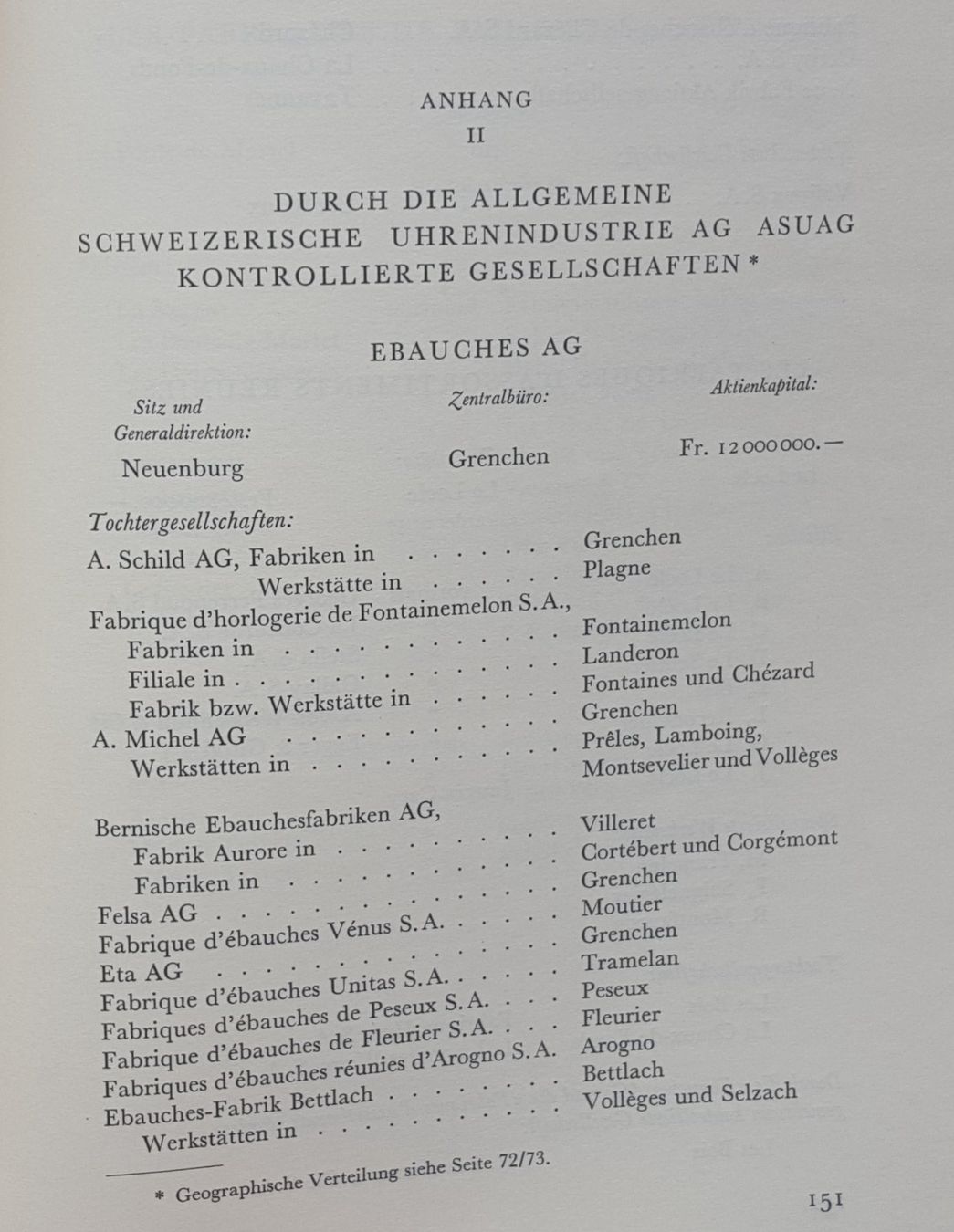 Orologi: Die Schweizer ASUAG Uhrenindustrie 1931-1956 – Usato da Bern venduto da Mattthias 5