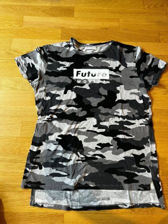 Modisches Militär T-Shirt Design schwarz/weiss (L)