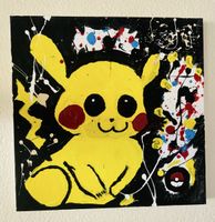 Pikachu painting artwork original modern art new