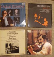 4 LPs mit Violinkonzerten und verschiedenen Solisten