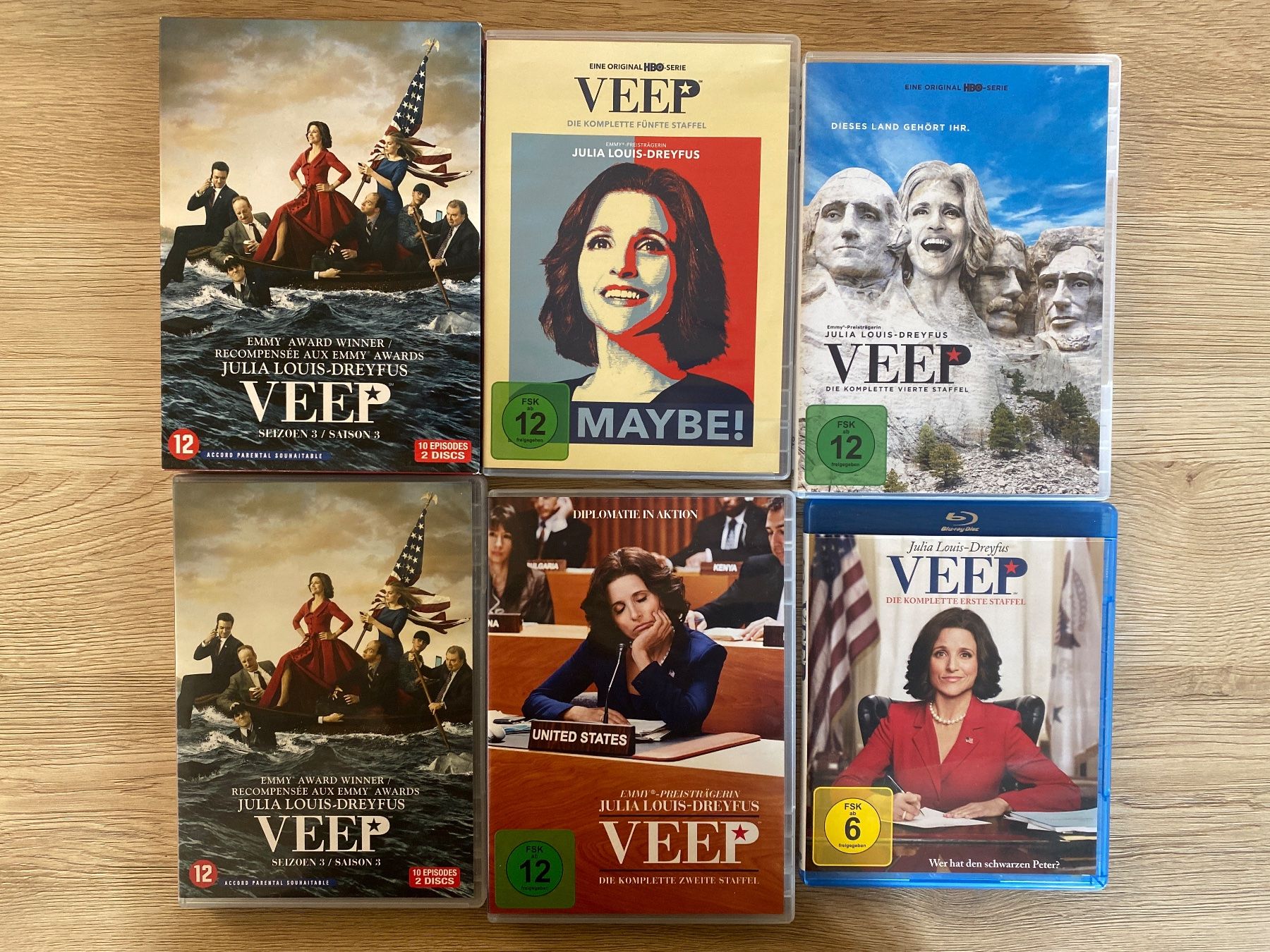 Tutti i DVDs: Veep - Komplette Staffeln 1-6 – Usato da Buchen im Prättigau venduto da dideldu