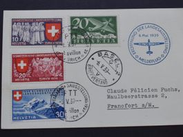 Flugpost Karte 1939   B1208M