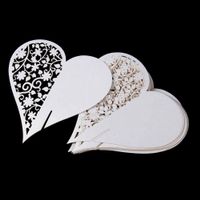 10 x Hochzeit Platzkarten Namenskarten A