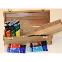 Utensilienkoffer Holz XL 37x13x12.5 cm