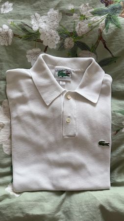 Lacoste Poloshirt, weiss, Grösse L