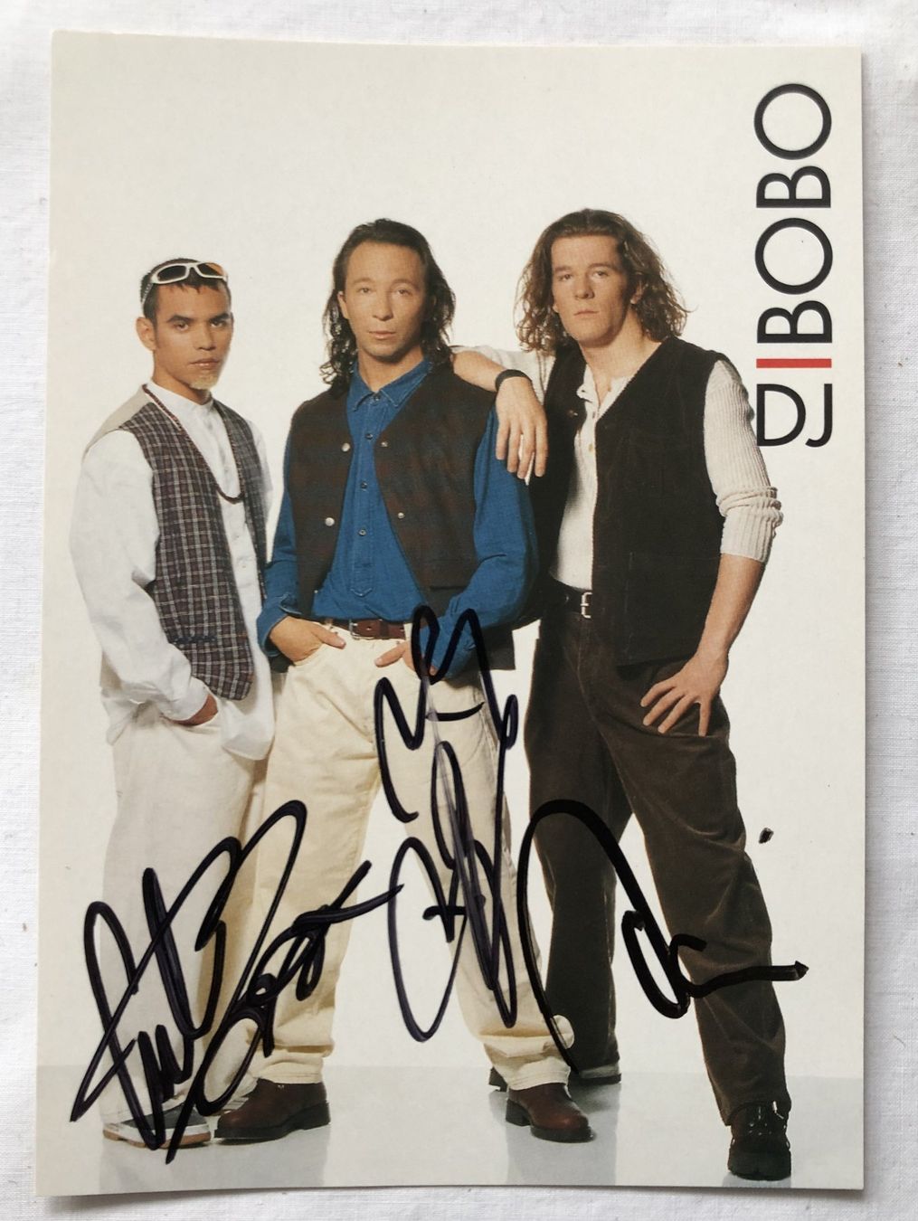 Autografi: Orig. Autogramm - DJ BOBO – Usato da Schaffhausen venduto da durruti