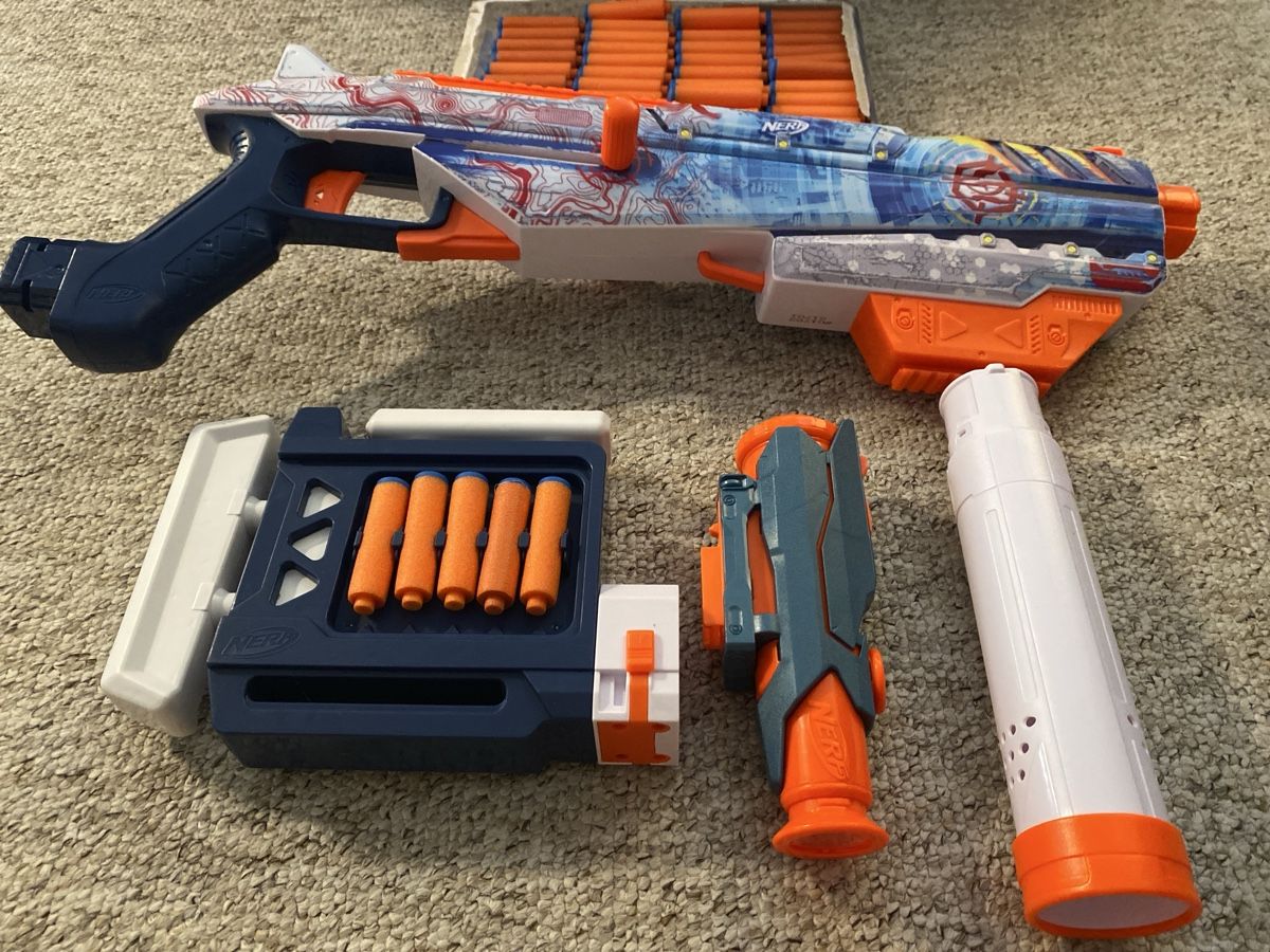 Nerf Spielzeuge: Nerf Elite-Blaster inkl. 100+ Patronen  – Gebraucht aus Kloten von dra_s7km 1