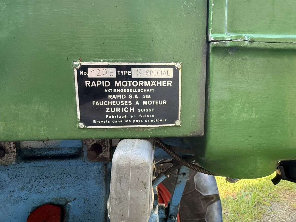 Rapid Trattori: Rapid Spezial 1955 – Usato da Bennwil venduto da Ford5600t 5