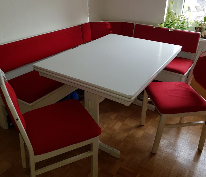 Eckbank mit Tisch und 2 Stühlen Kaufen auf Ricardo