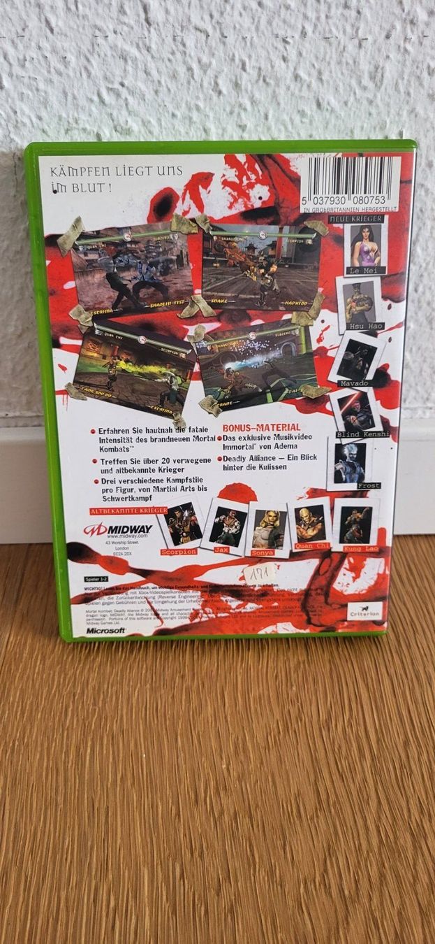 Giochi: Xbox - Mortal Kombat Deadly Alliance – Usato da Münsingen venduto da DigitaleSpielecke 1