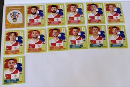 Panini WM 2026 - Kroatien Set 13 Stk inkl Wappen