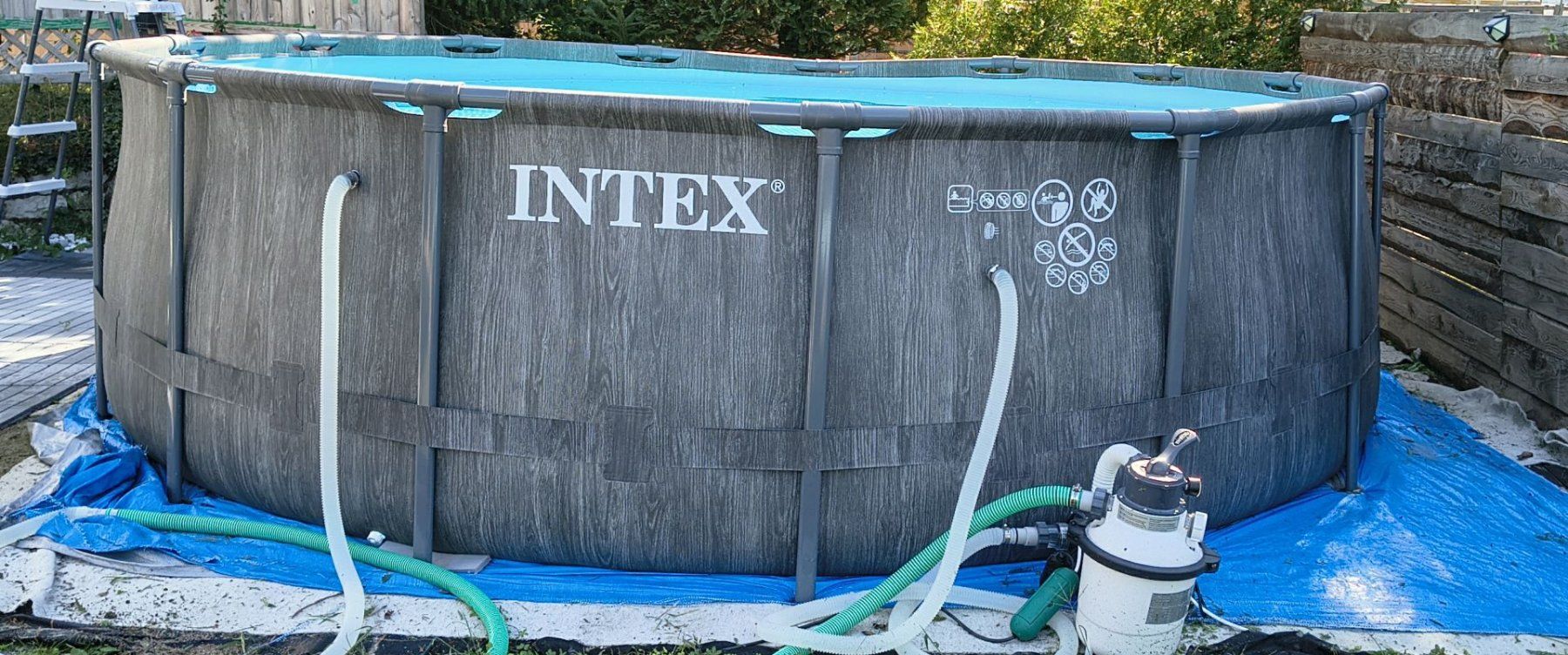 Intex Piscine: Pool 457cm x 122cm – Usato da Untersiggenthal venduto da Simsala7 1