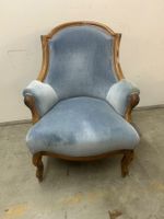 antiker Armsessel  Louis Philipe Stil Nussbaum ca. um 1880