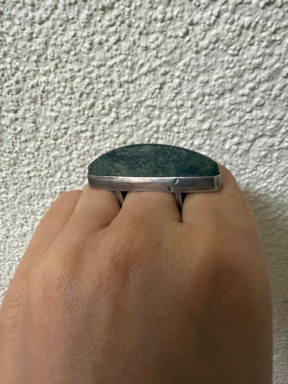 Anelli: Massiver Modernist Silber Ring 925 – Usato da Spiegel b. Bern venduto da Rogger72 5